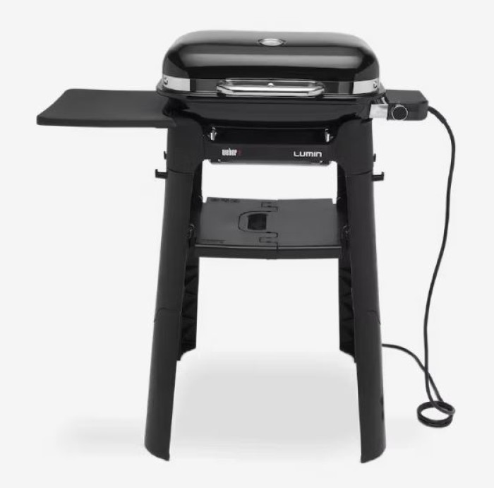 Weber Lumin Compact Elektrogrill mit Stand, black, 91010879
